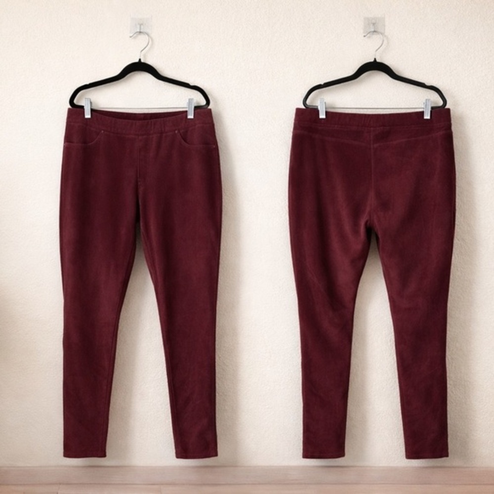 Vintage Style Laura Scott Corduroy Pants - Sears/Kmart Era - Maroon L